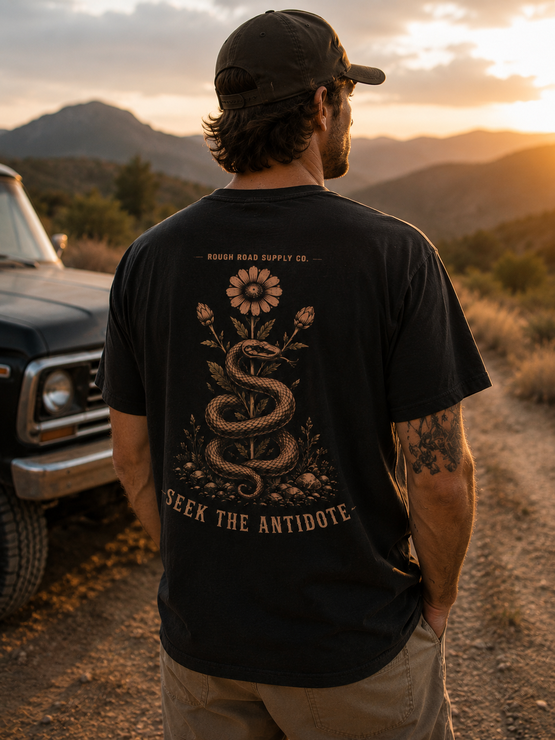 Seek the Antidote Vintage Graphic Tee | Rough Road Supply Co.
