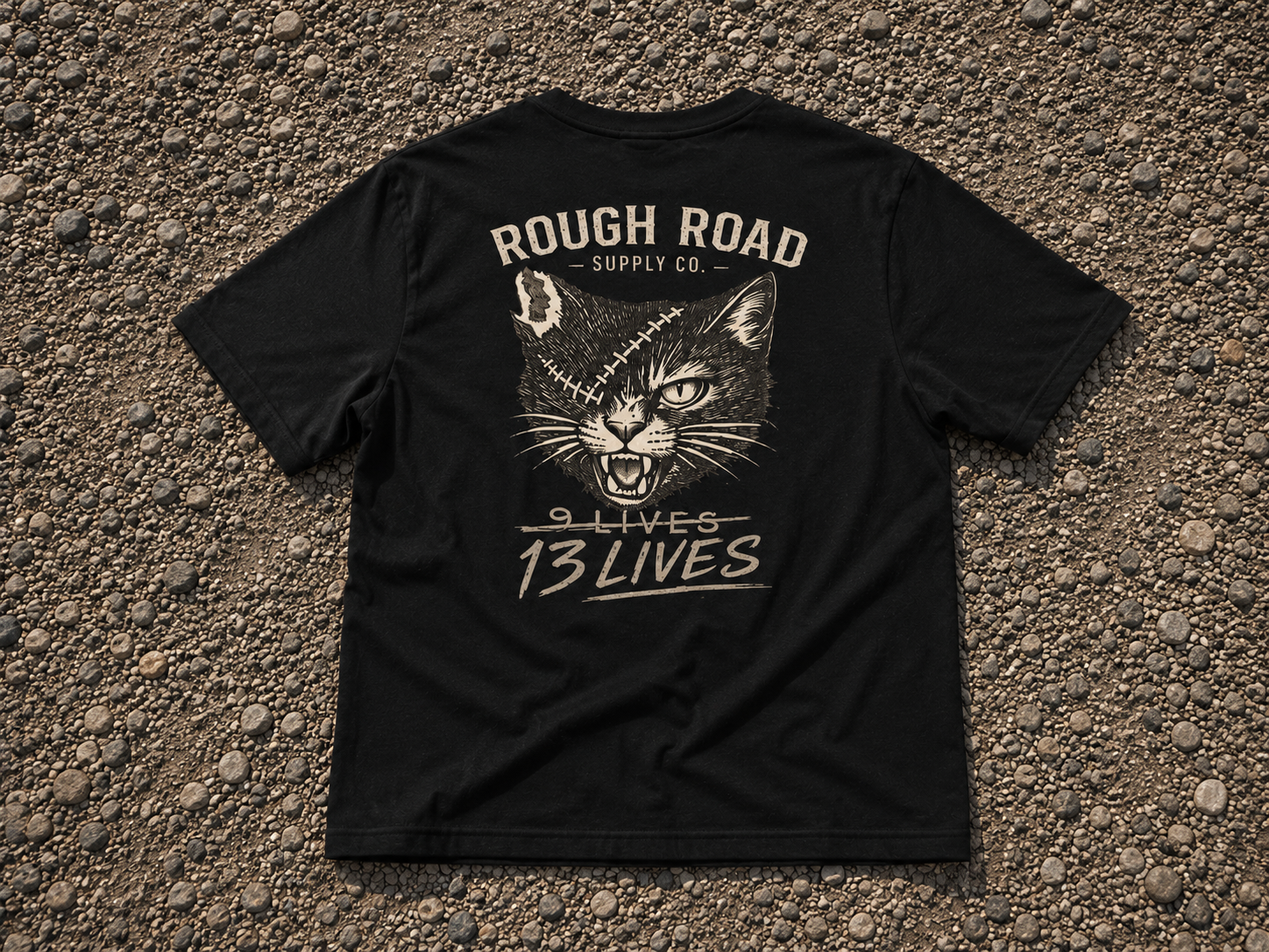 13 Lives Vintage Graphic Tee | Rough Road Supply Co.