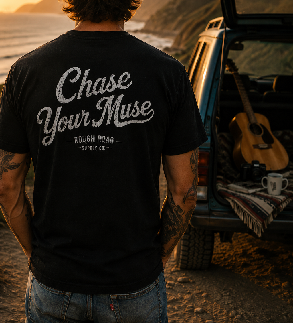 Chase Your Muse Vintage Graphic T-Shirt | Rough Road Supply Co.