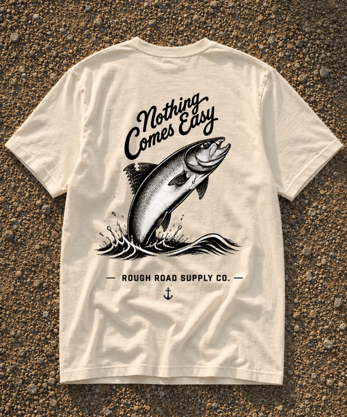 Nothing Comes Easy Vintage Graphic Tee | Rough Road Supply Co.