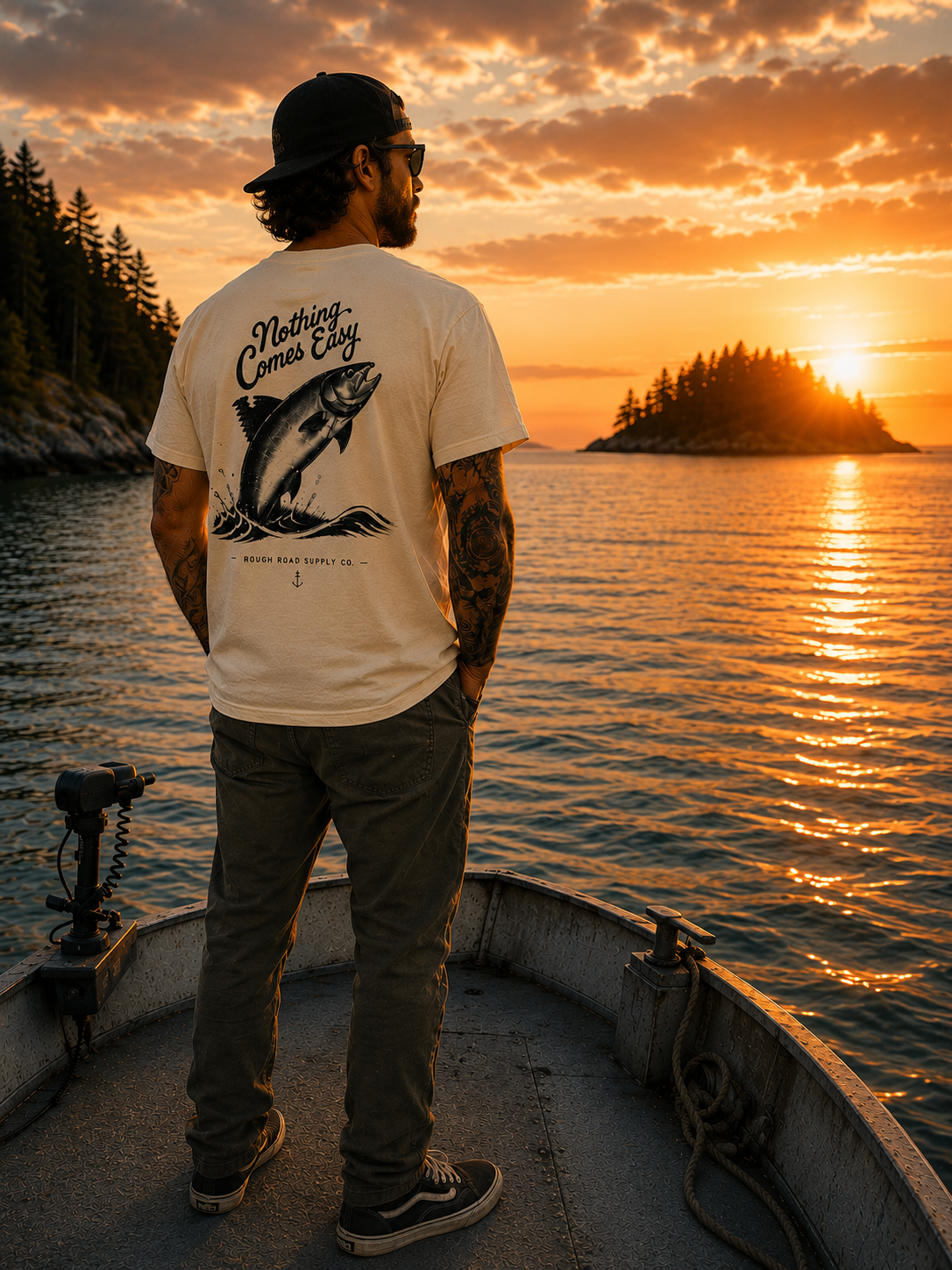 Nothing Comes Easy Vintage Graphic Tee | Rough Road Supply Co.